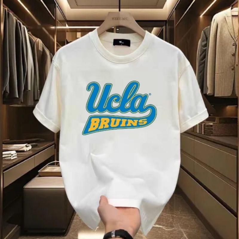 Kaos oversize ucla bruins vintage tee / Kaos wanita gaya musim panas retro vintage amerika terbaru l