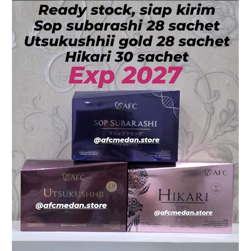 SOP SUBARASHI AFC UTSUKUSHHII GOLD HIKARI AFC ORIGINAL