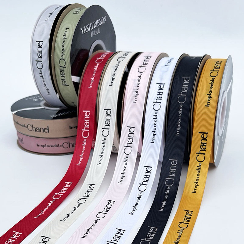 

[10068] (1 ROLL) Pita Grossgrain 2cm CHANEL | Pita Buket Bunga 2cm CHANEL