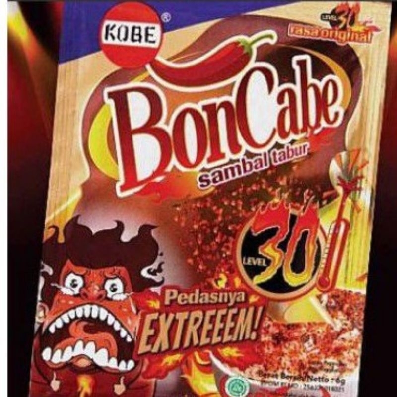 

Bon Cabe level Pedas Banget 12 saset