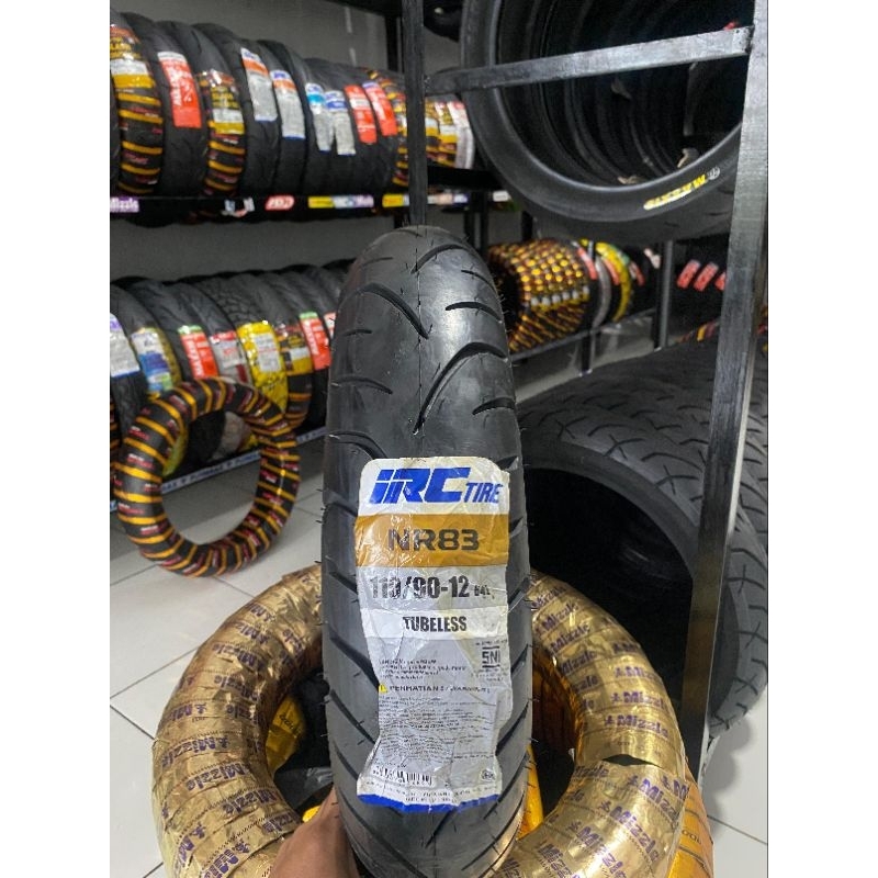 BAN MATIC TUBLESS IRC NR83 110/90-12 UNTUK SCOOPY DONAT FREEGO