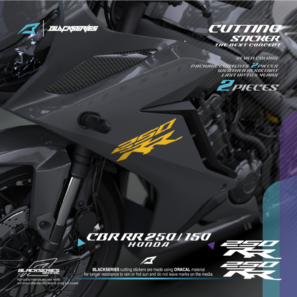 RK Cutting Stiker CBR 250 RR V4 Stiker CBR RR CBR 250 CBR 150RR
