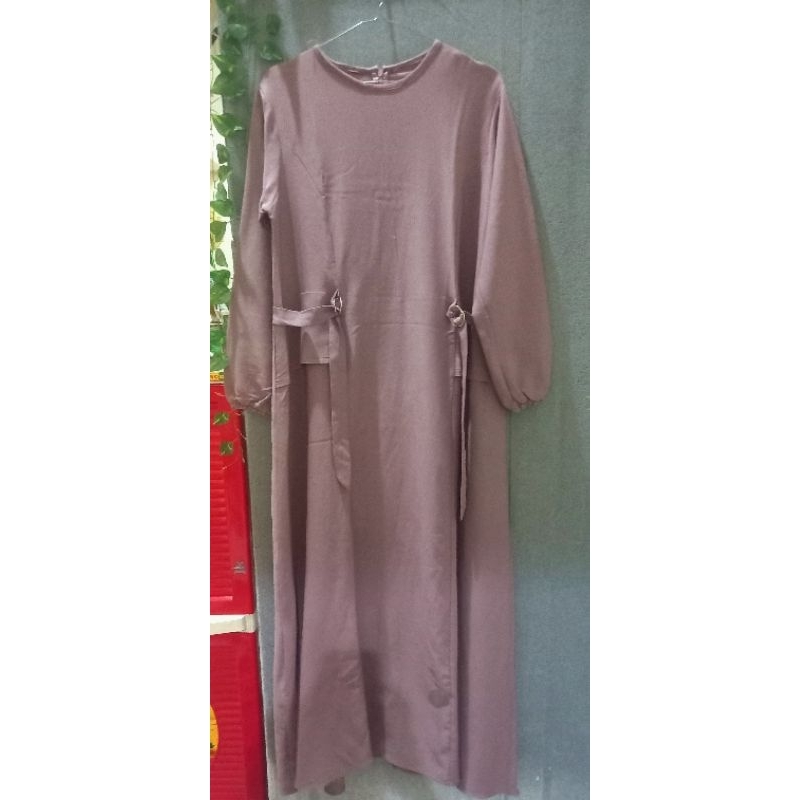 Preloved Gamis Warna Taro