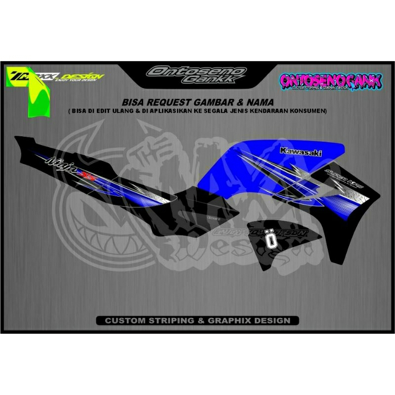 striping ninja ss-ninja rr Sticker custom ninja ss 01