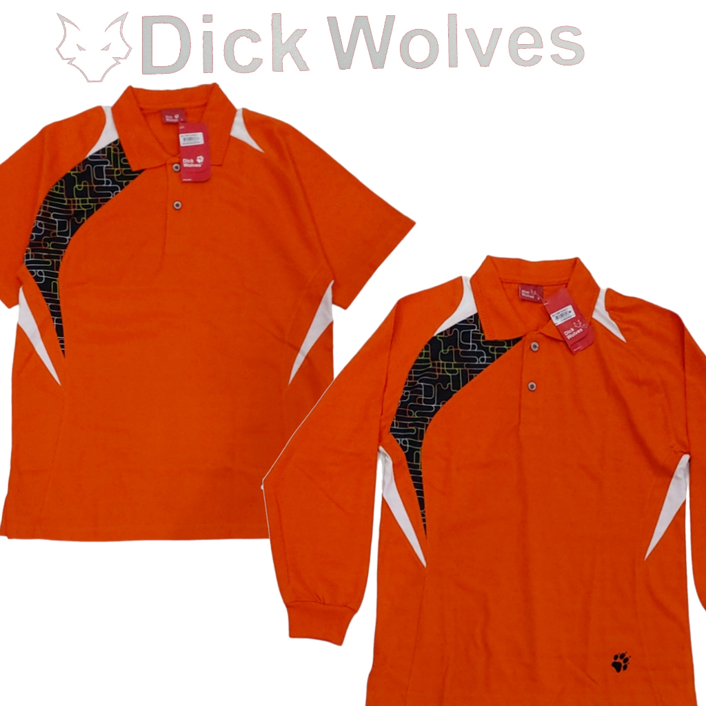 Dick Wolves Kaos Kerah Polo Shirt Bialy (unisex)