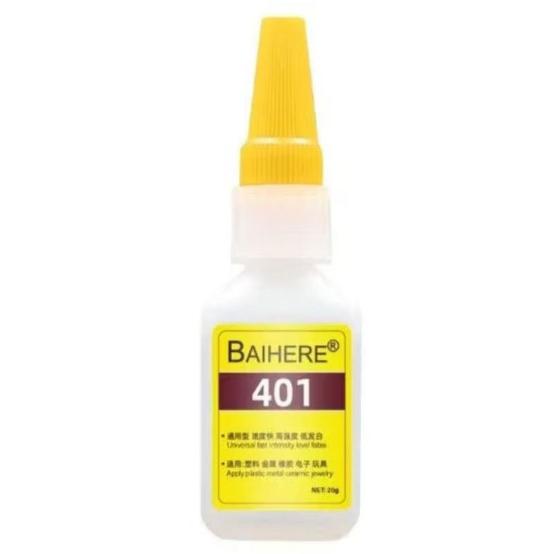 

LEM BAIHERE LEM SUPER KUAT GLUE SERBAGUNA 401 20GR