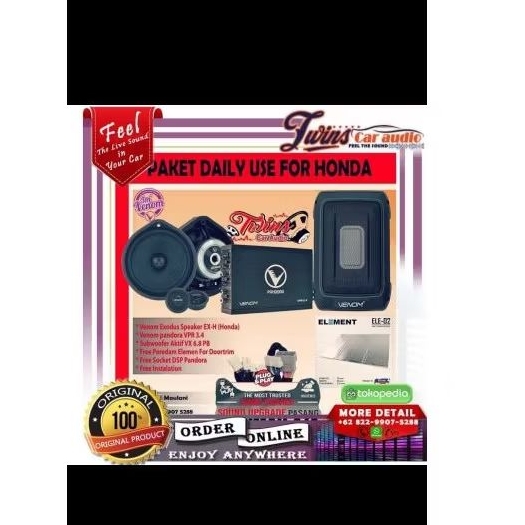paket audio mobil venom