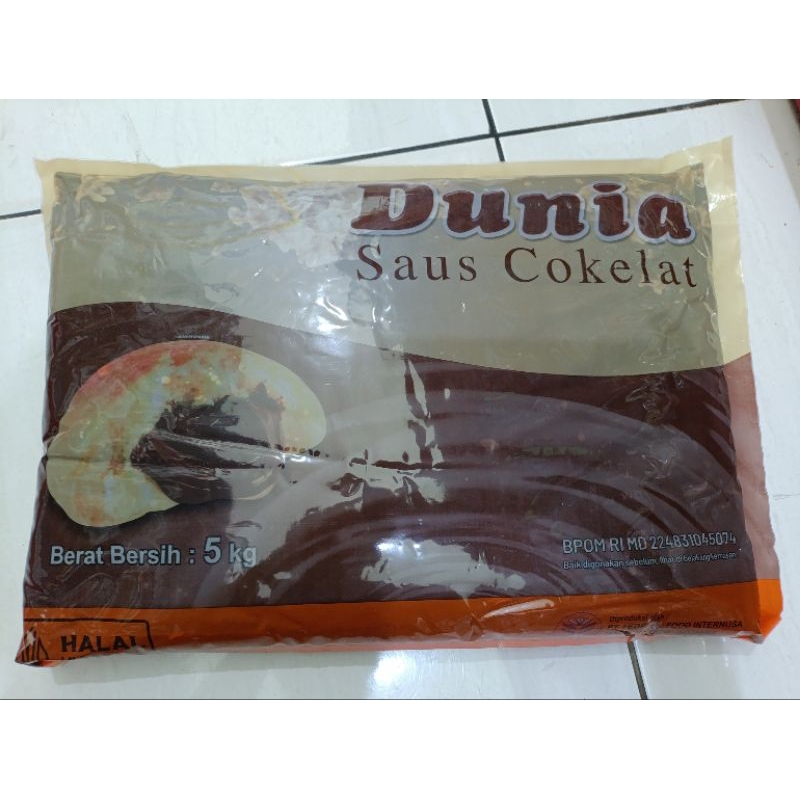 

Dunia Coklat Filling C4 Saus Cokelat Isian Roti 5 Kg