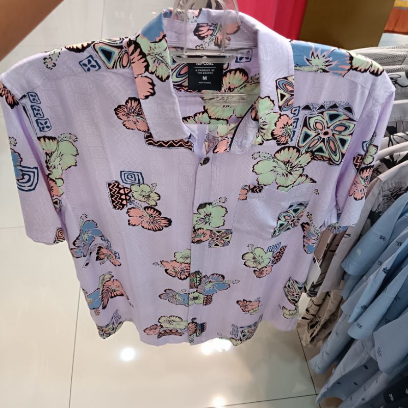 Kemeja pria Ripcurl Hoffman lilac ss