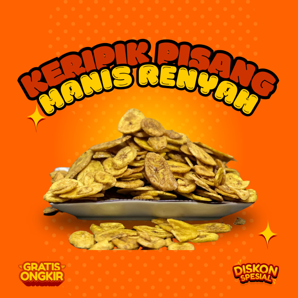 

Keripik Pisang Manis Enak dan Renyah, Camilan Viral untuk Semua Momen! 250gr