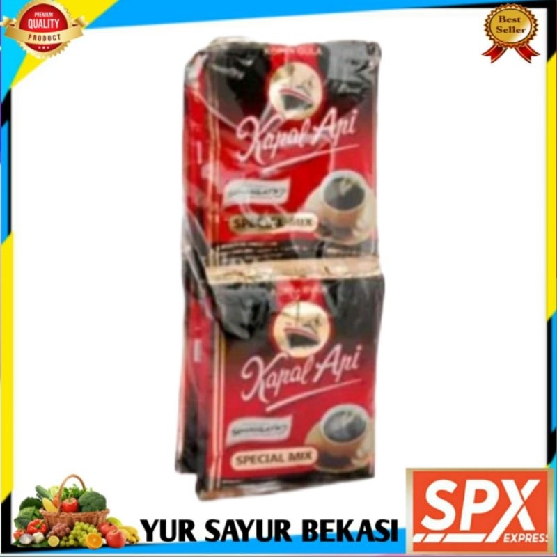 

Kopi Kapal Api Mix Plus Gula 1 Renceng (isi 10sachet).
