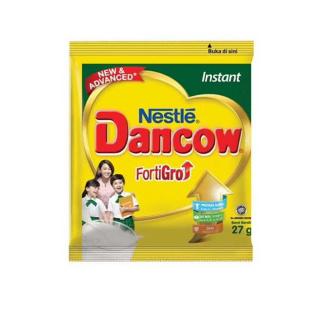 

Susu Dancow Fortigro Vanilla 27gr Sachet