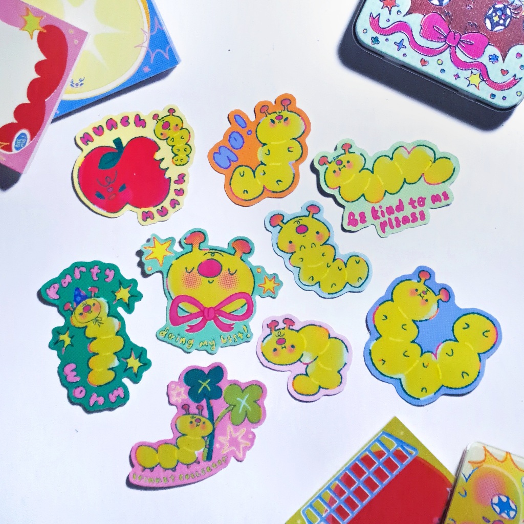 

Squiggles Diecut Sticker - iki una