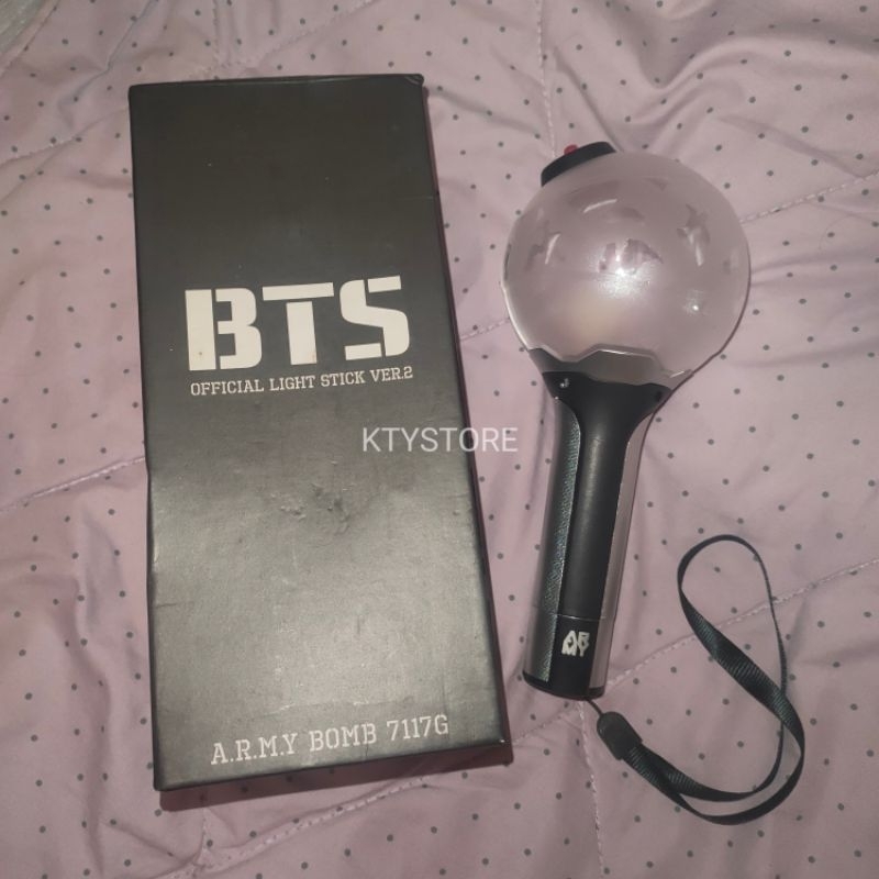 BISA NEGO Original Official BTS Lightstick Ver 2 Army Bomb