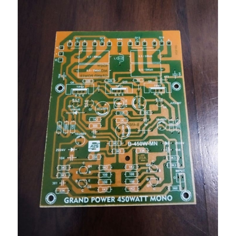 PCB Power Amplifier 450W GRAND Power Mono