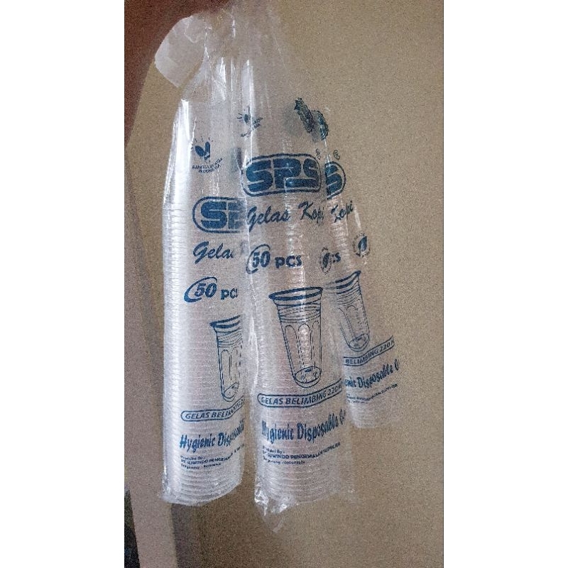 Gelas Cup Plastik Aqua, Kopi TEBAL & TIDAK BERBAU, Cup Jus, Gelas Jus