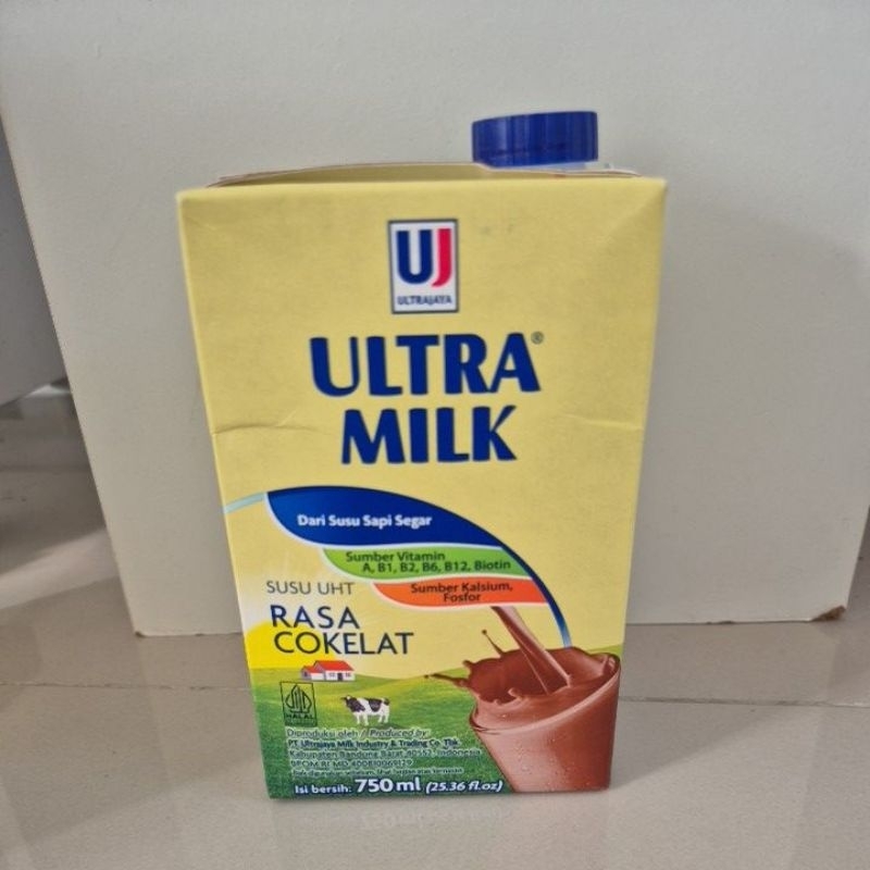 

UHT ULTRA MILK 750 ML RASA COKELAT