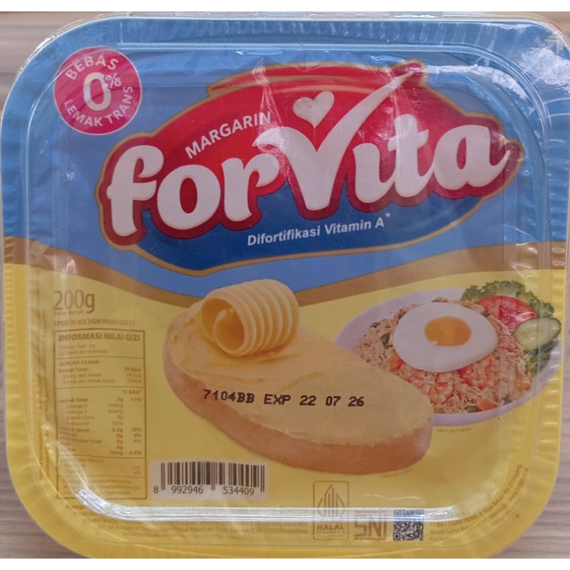 

ForVita Margarine Cup 200Gr