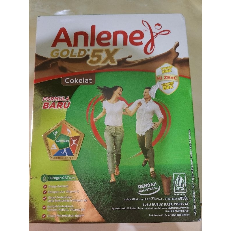 

anlene gold 5x 850gr exp 2026 dapat 3pc