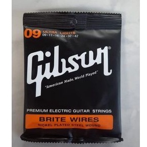 55STOK TERBARU Senar Gitar Gibson Elektrik 9 original bonus senar 1