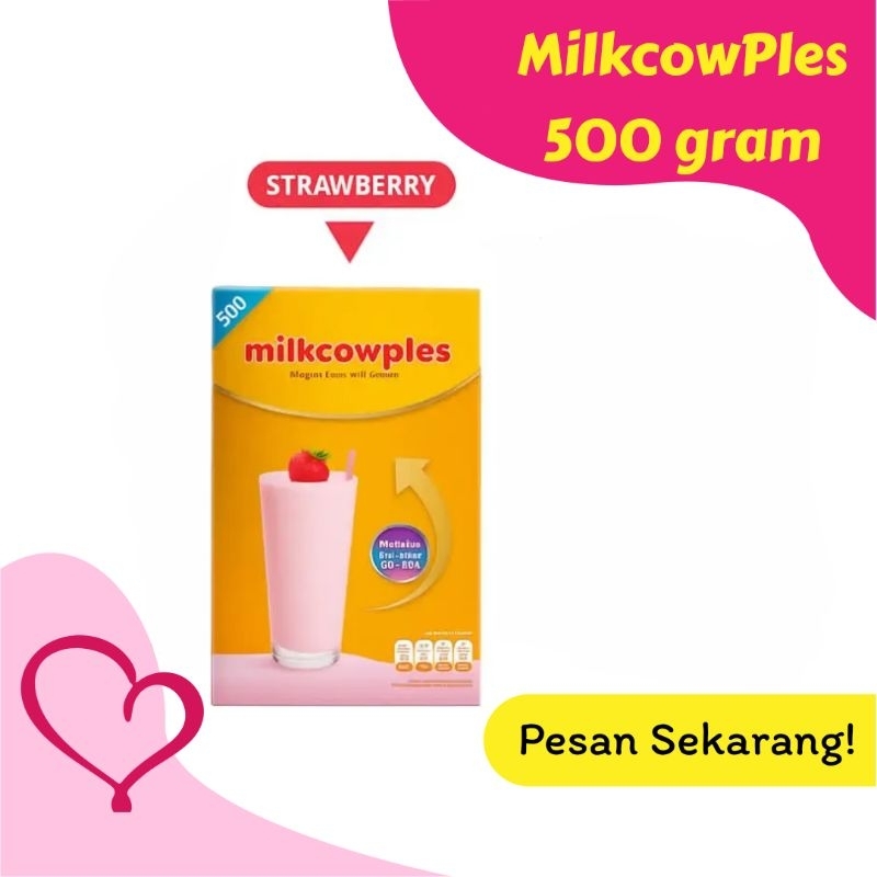 

MilkcowPles stroberi 500gr