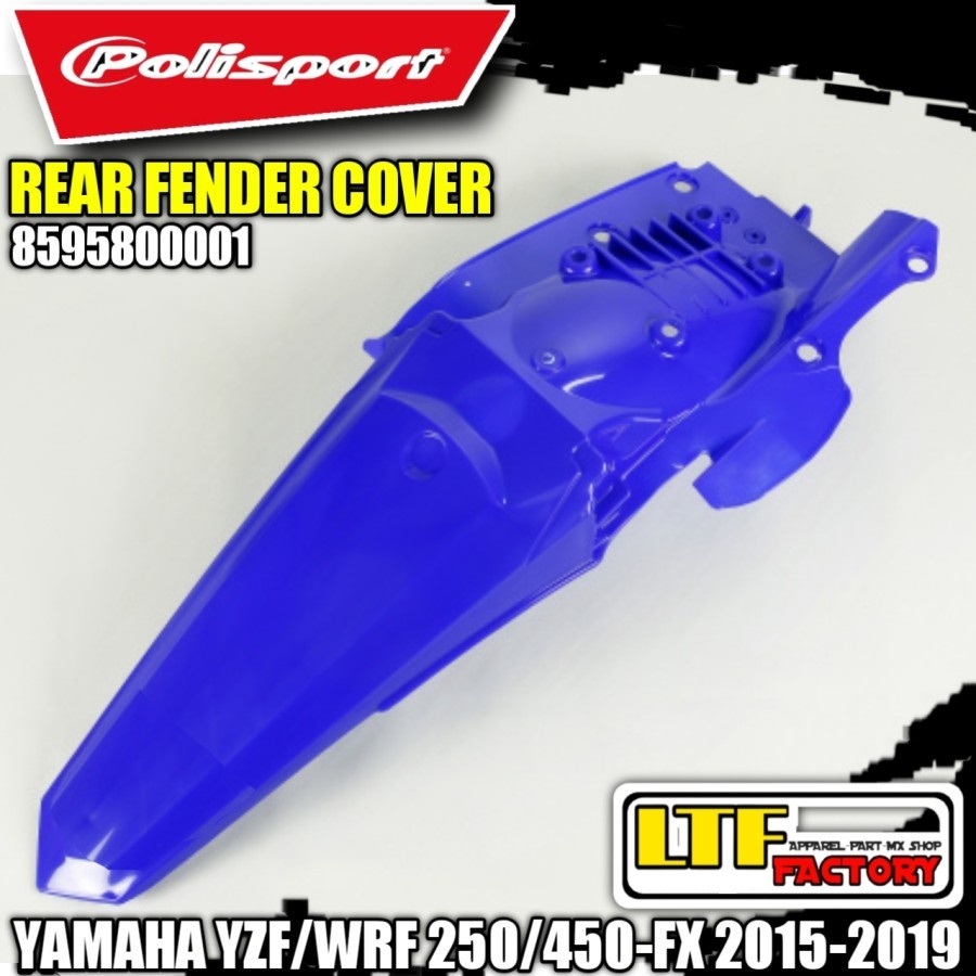 YAMAHA WRF 250 450 - YZ YZF 250 450 FX 2015 2016 2017 2018 2019 - POLISPORT REAR FENDER COVER - SPAK