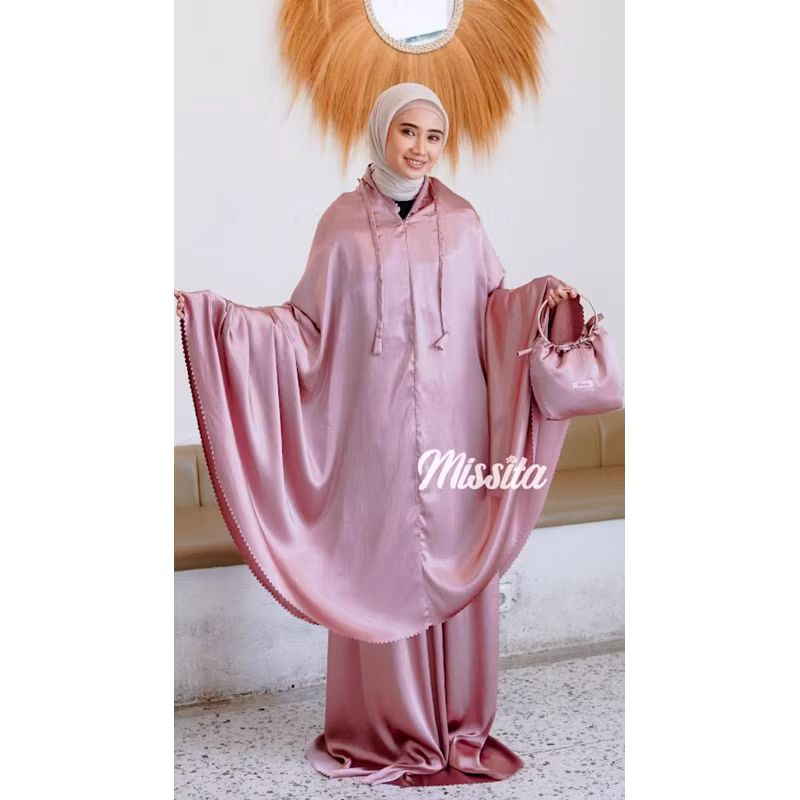 mukena velvet sutra premium