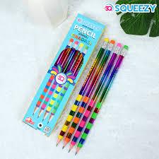 

Pensil 2B Squeezy Gradasi + Penghapus PK2B-SQ307