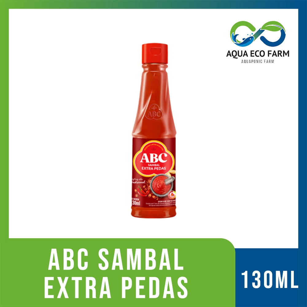 

[Aqua Eco Farm] ABC Sambal Extra Pedas Botol 130 ml Bandung