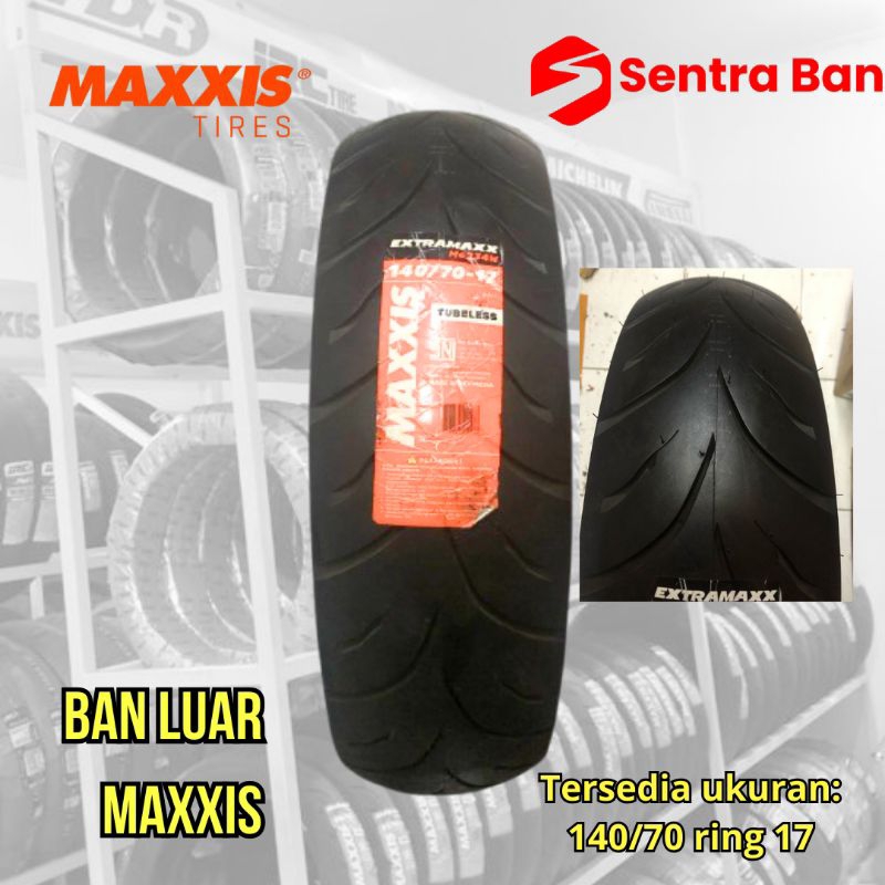 Ban luar ring 17 Maxxis extramaxx 140/70 Tubeless