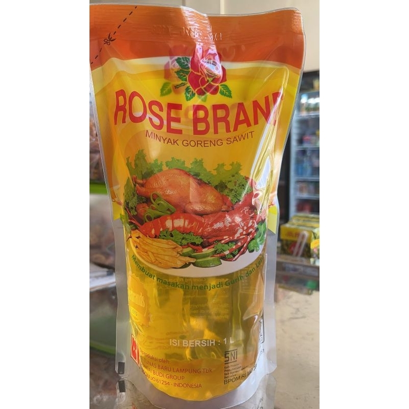 

Rose Brand Minyak Goreng1Liter Pouch