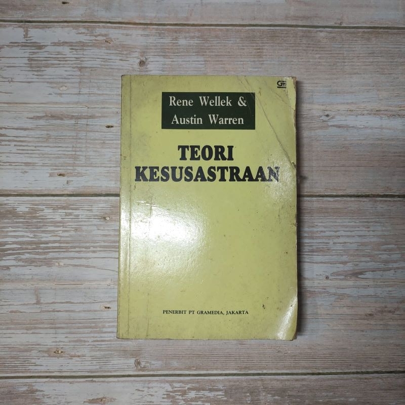 (Buku Original) Teori Kesusastraan - Rene Wellek & Austin Warren