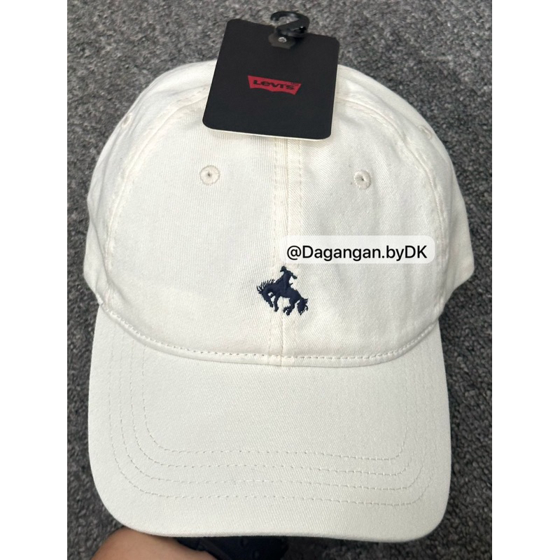 Topi Levis Cap Logo Horses Original Barang Resmi 100% White