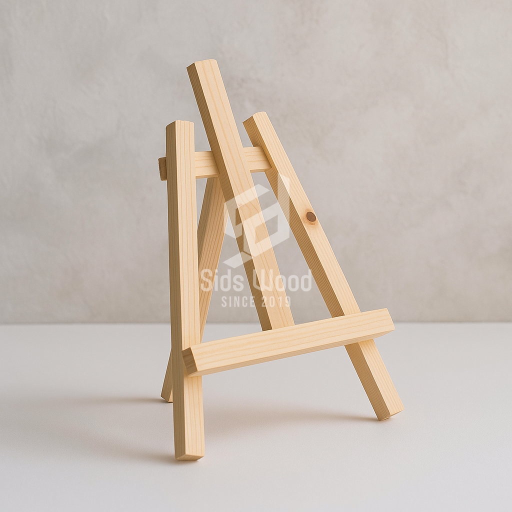 

SidsWood [ST3721] Triniti Easel Stand Meja Kayu Jati belanda Penyangga Foto Kanvas Lukis Ukuran 37x21