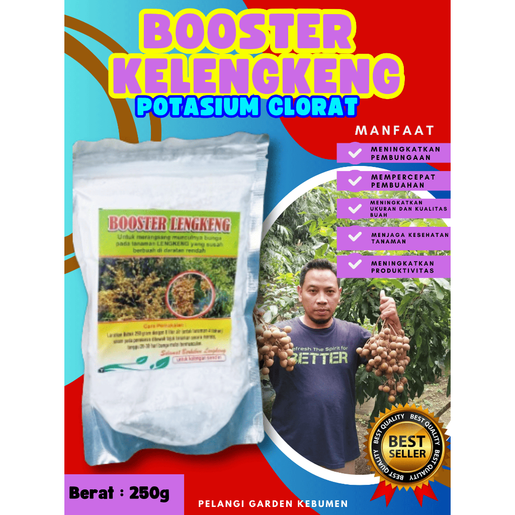 KUALITAS TERBAIK ! Booster Kelengkeng Kcl03 Murni, Booster Kelengkeng Kcl03 Murni 1Kg