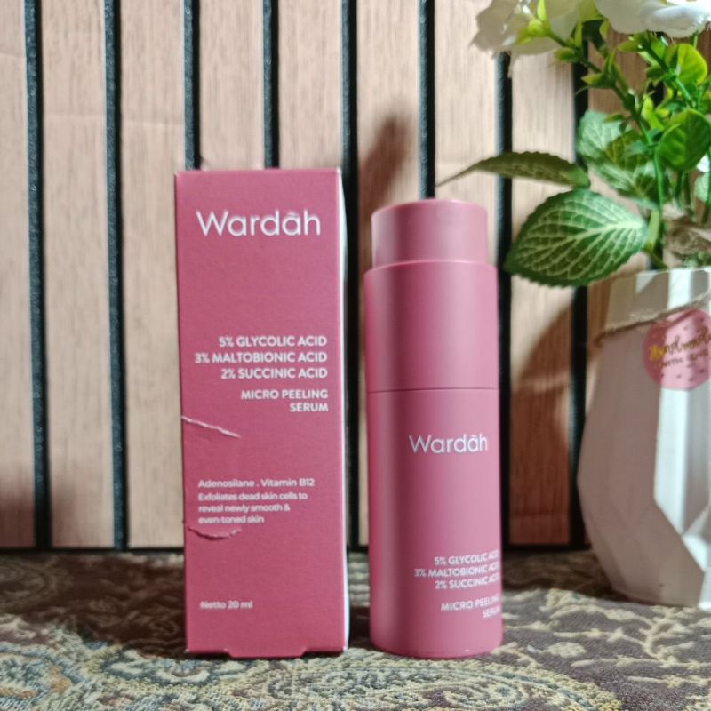 wardah micro peeling serum