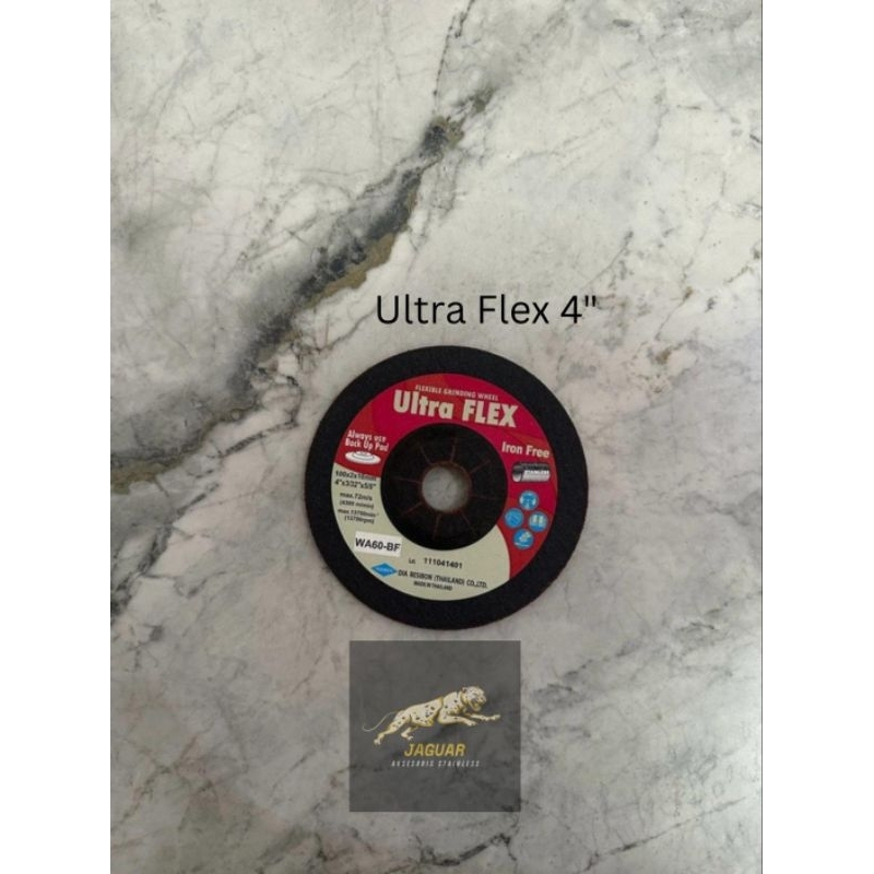Batu gerinda Ultraflex Flexible 4" WA untuk stainless