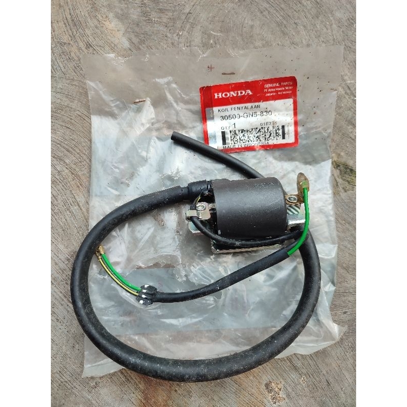 30500-GN5-830 Koil Coel Coil Ignition Honda Astrea Grand Win100 Supra X Original Honda Genuine Parts
