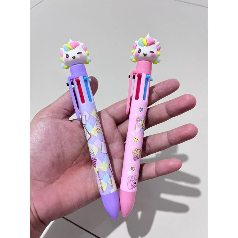 

pulpen karakter, pulpen lucu,pulpen warna/ pen 6 warna