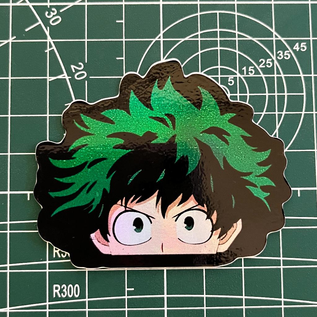

Stiker hologram anime Boku No Hero Academia Izuku Midoriya || STICKER HOLOGRAM ANIME My Hero Academia