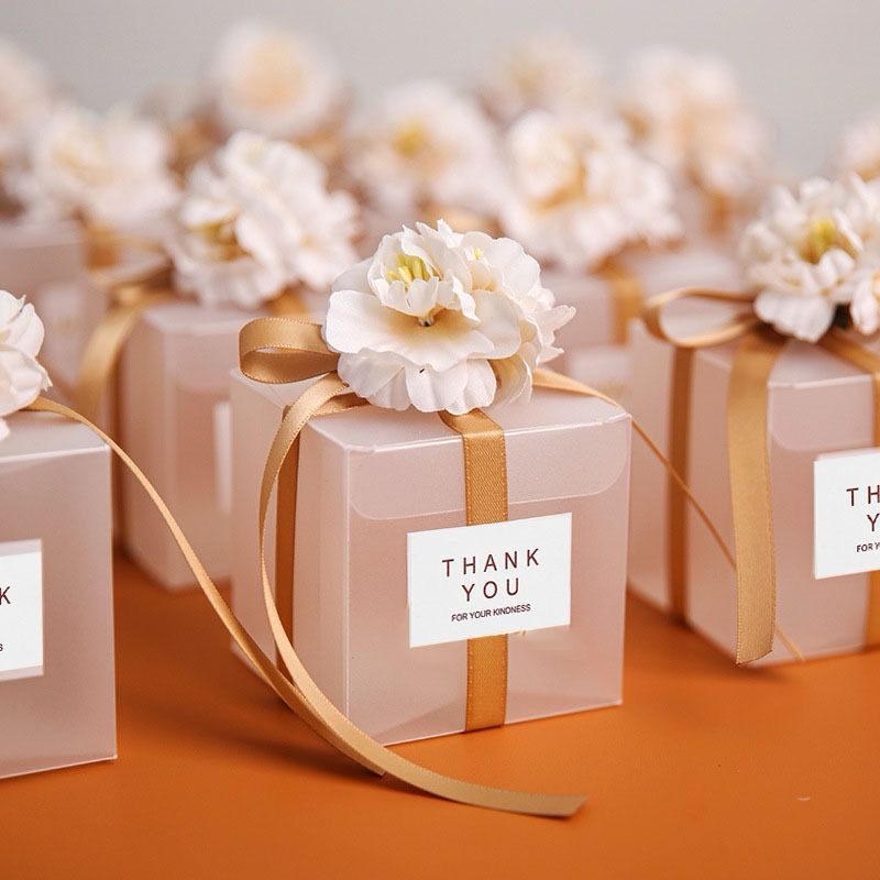 

XTH002 - kotak hadiah persegi mini bunga - souvenir box - kotak hampers sangjit / wedding / ulangtahun - giftbox