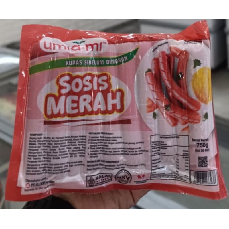 

Sosis Merah UmiAmi Kombinasi Ayam & Sapi 750gr