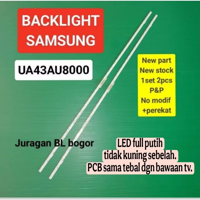 LAMPU LED BL BACKLIGHT SAMSUNG UA43AU8000 43AU8000