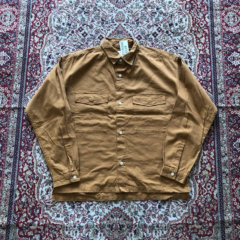 Kemeja Global work oversize work shirt HF522