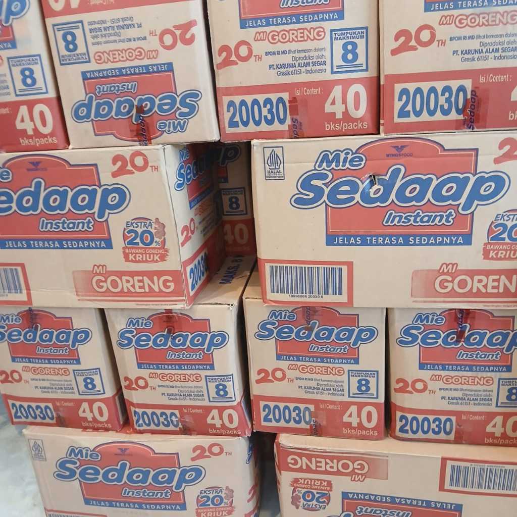

[ Mp Sembako111 ] Mie Sedaap Goreng , Soto & Ayam Bawang 1 Dus isi 40 Pcs