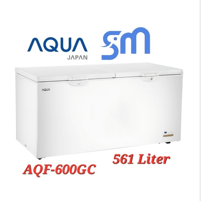 Chest Freezer AQUA AQF-600GC 561 Liter AQF600GC Freezer Box AQF 600 GC