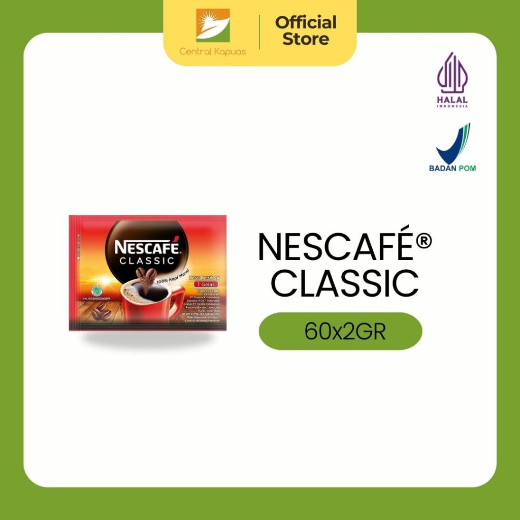 

NESCAFE Classic 60x2gr