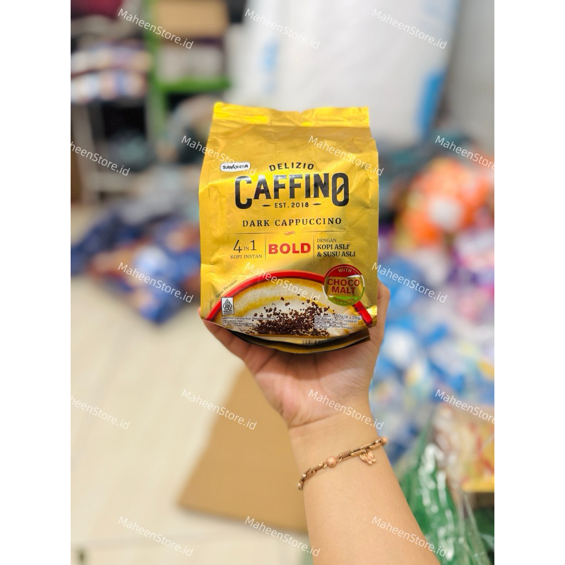 

CAFFINO Dark Cappucino Pouch 6 Sachet