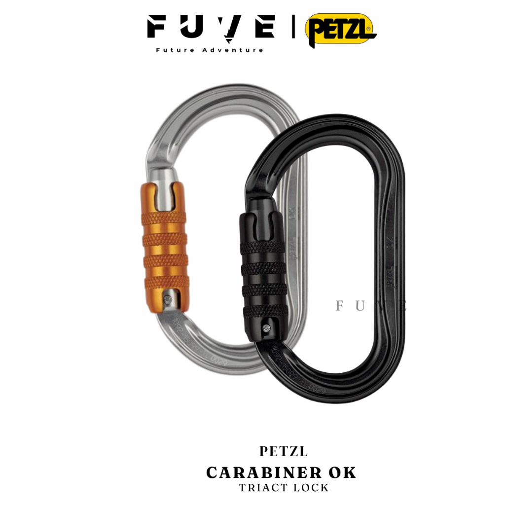 Carabiner OK Triack Autolock Original Climbing Safety Rope Acces Alloy