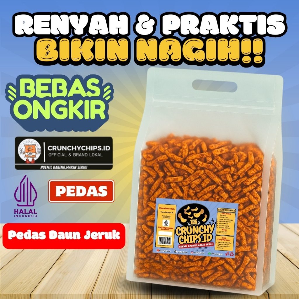 

Keripik Basreng Baso Goreng Sultan Kiloan Bumbu Cikruh Melimpah Rasa Pedas Daun Jeruk Super Renyah